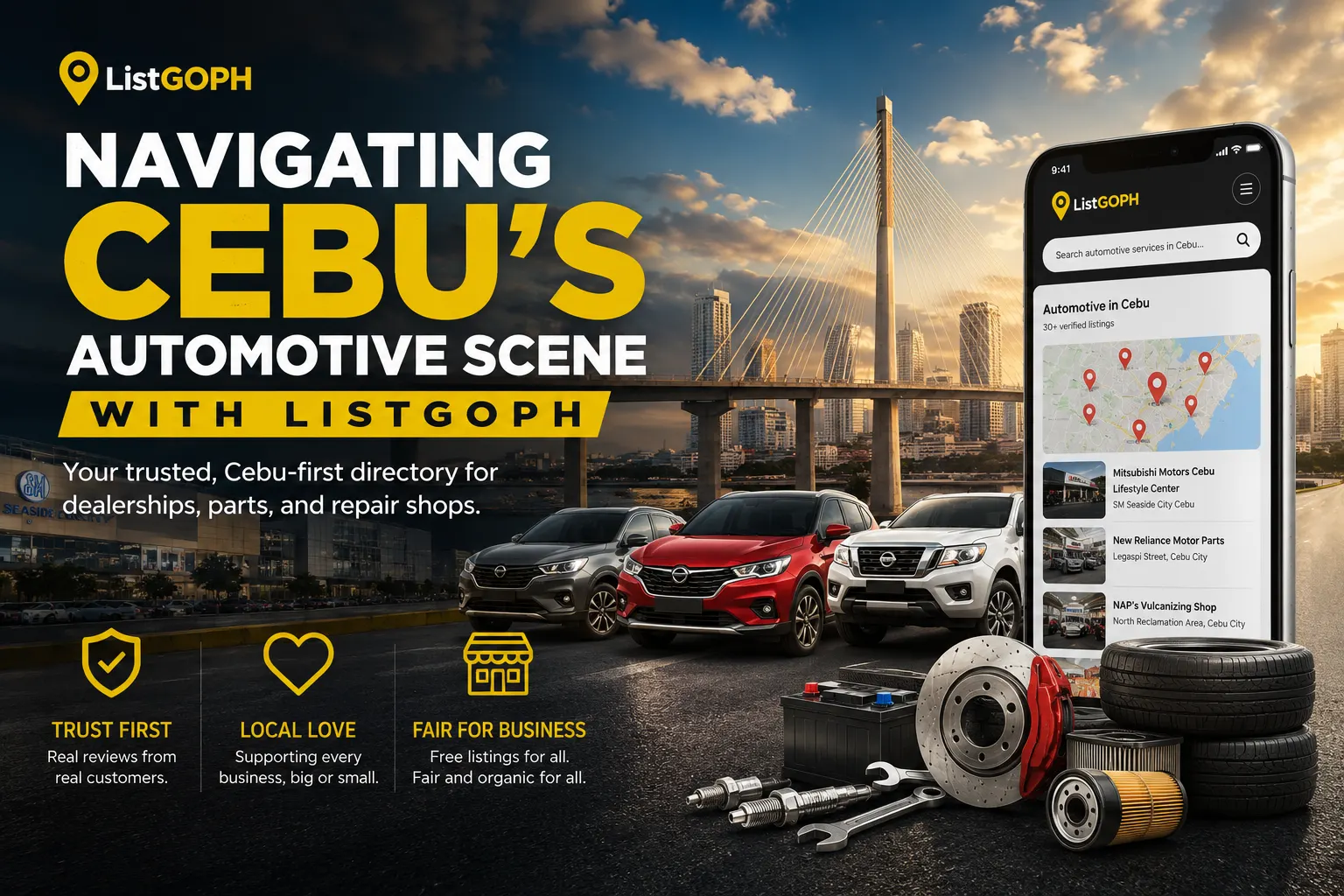 Driving Around Cebu Just Got Easier: How ListGOPH Is Mapping the City’s Automotive Businesses