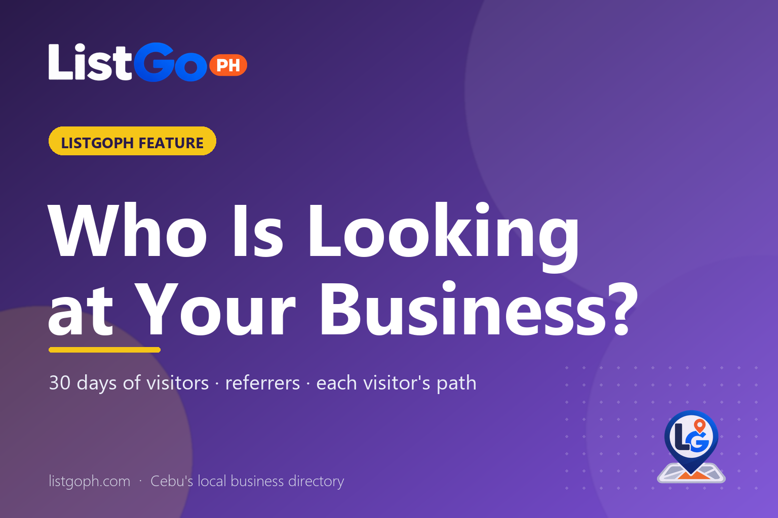 Who Is Looking at Your Business? The Visitor Report and Listing Analytics on ListGOPH – cover photo