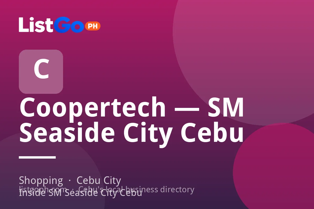 Coopertech — SM Seaside City Cebu