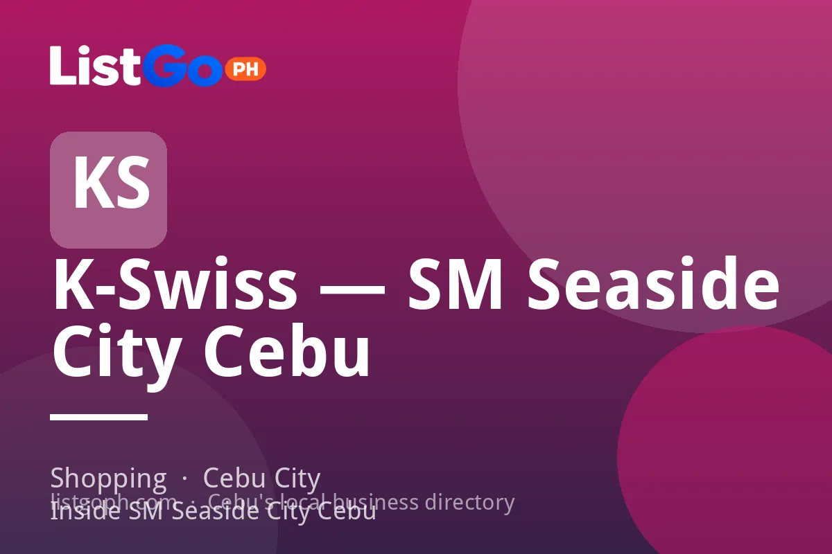 K-Swiss — SM Seaside City Cebu