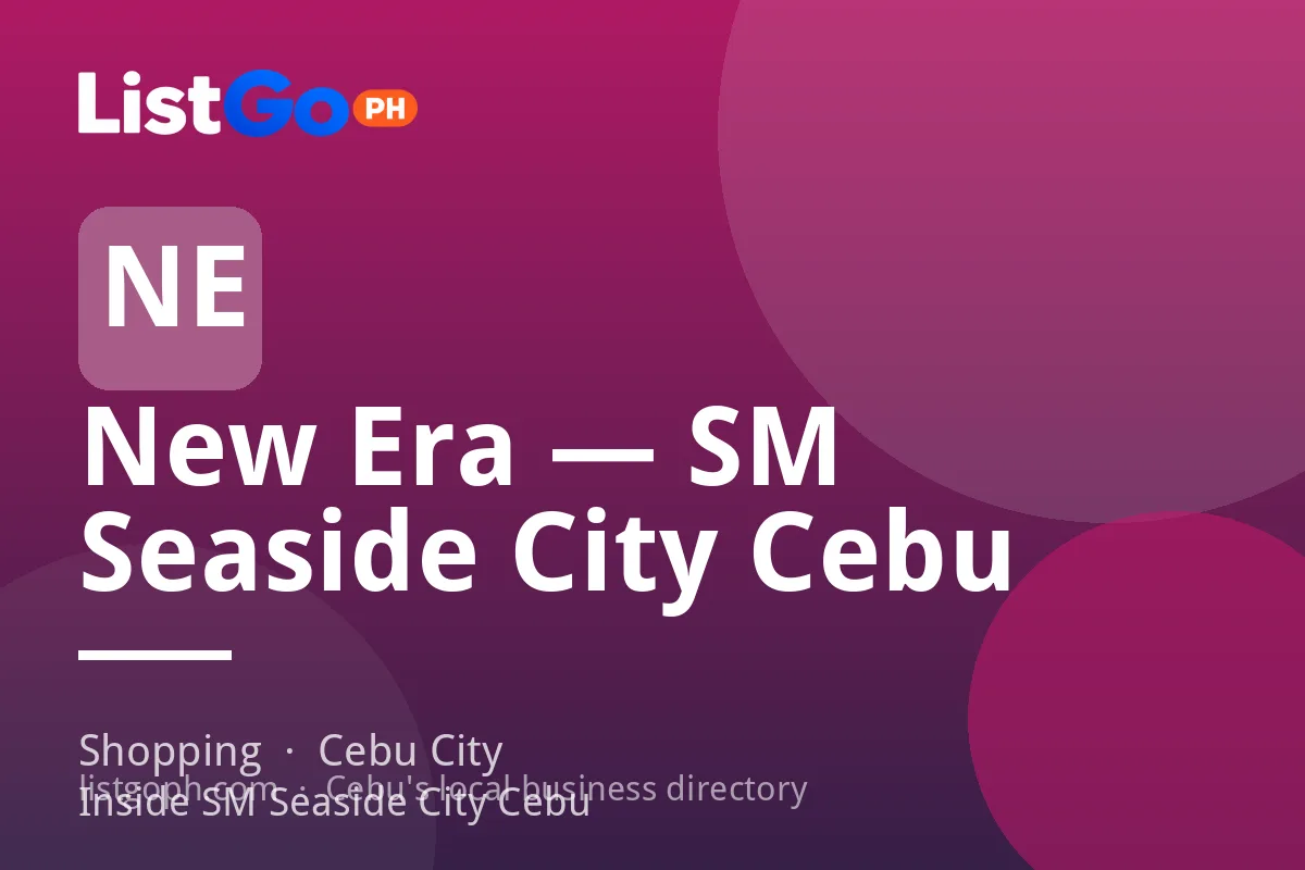 New Era — SM Seaside City Cebu