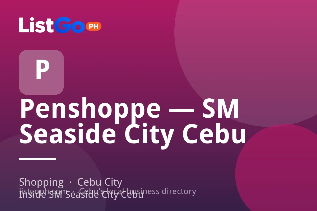 Penshoppe — SM Seaside City Cebu