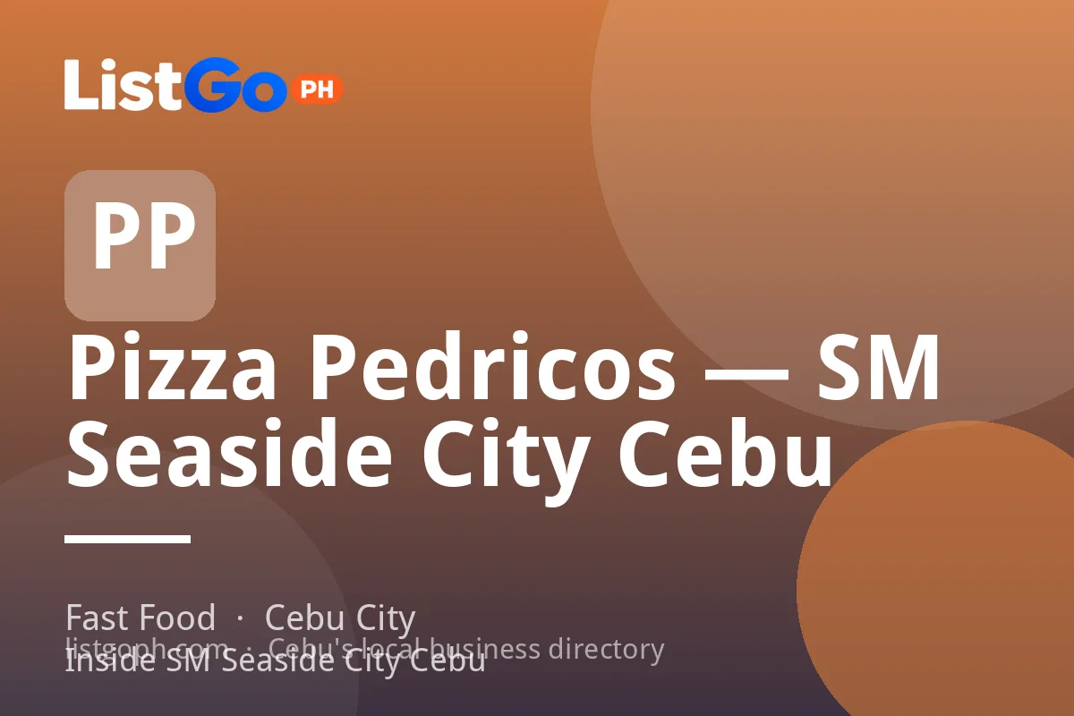 Pizza Pedricos — SM Seaside City Cebu