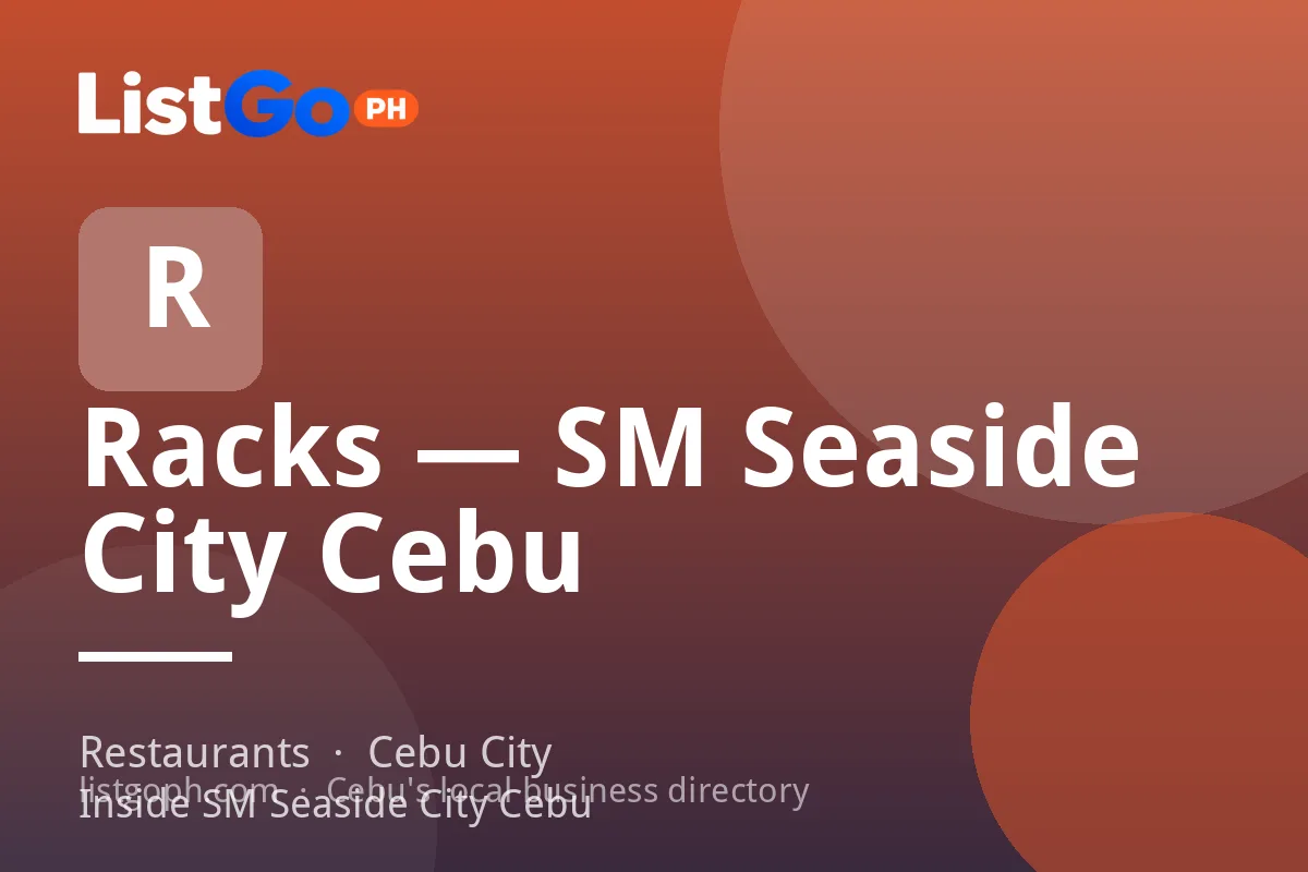 Racks — SM Seaside City Cebu