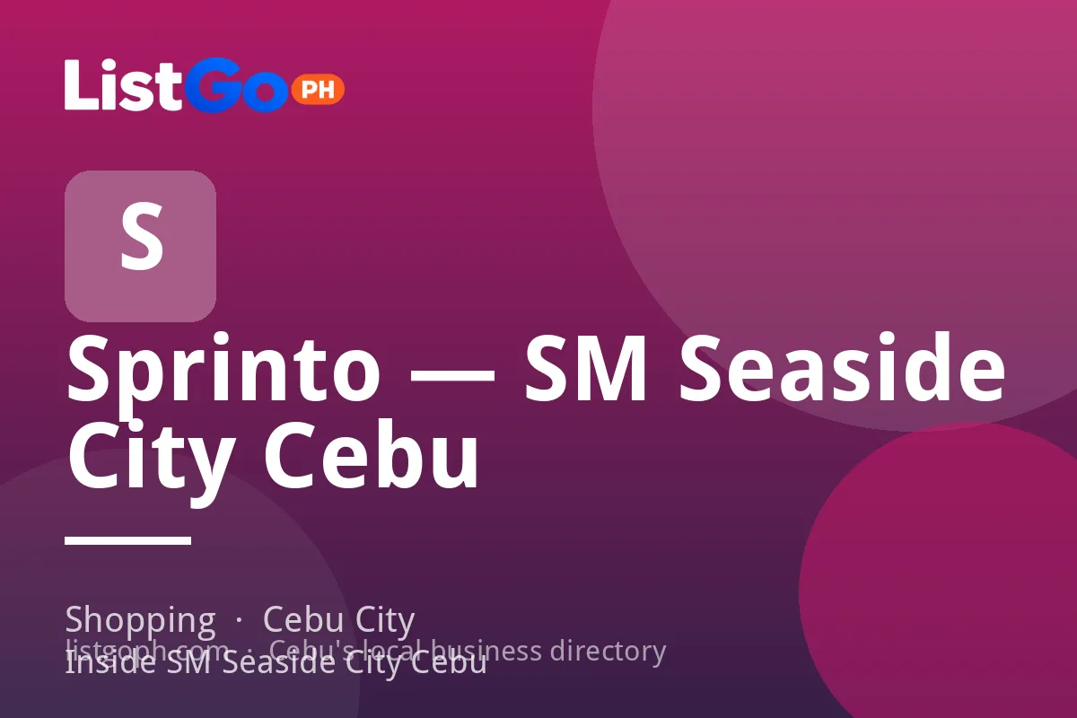 Sprinto — SM Seaside City Cebu