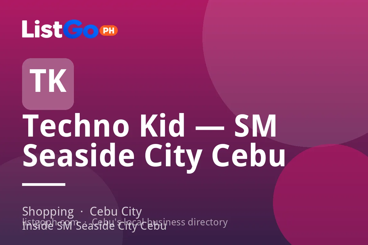 Techno Kid — SM Seaside City Cebu