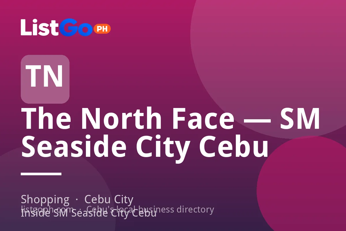The North Face — SM Seaside City Cebu