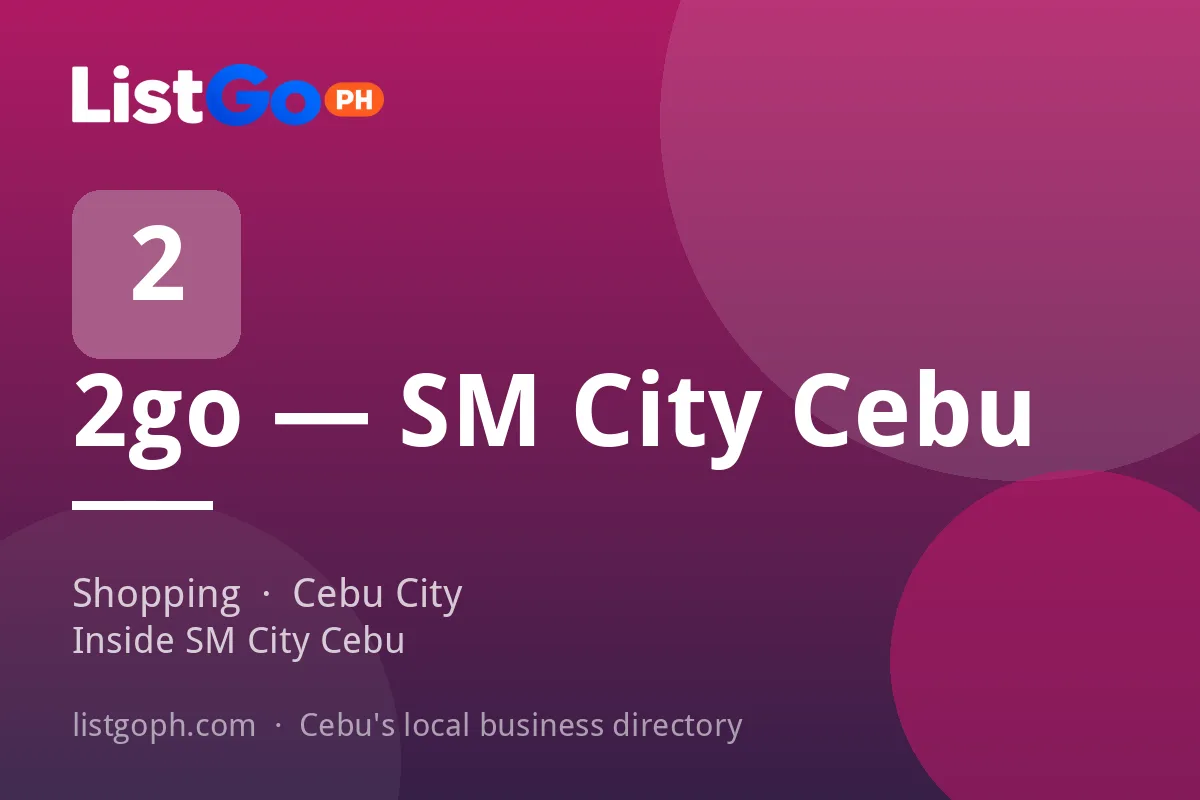 2go — SM City Cebu