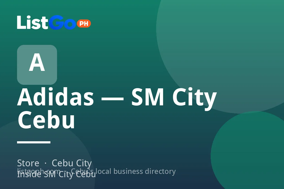 Adidas — SM City Cebu