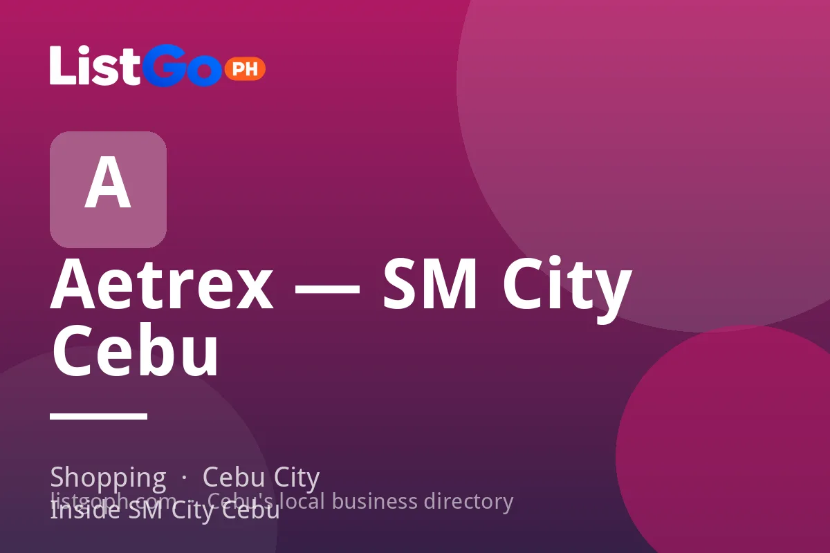 Aetrex — SM City Cebu