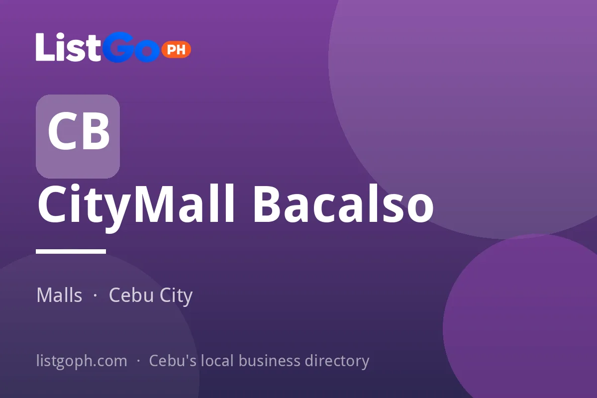 CityMall Bacalso