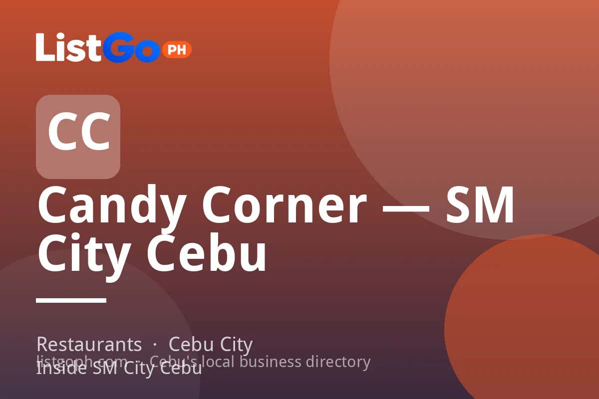 Candy Corner — SM City Cebu