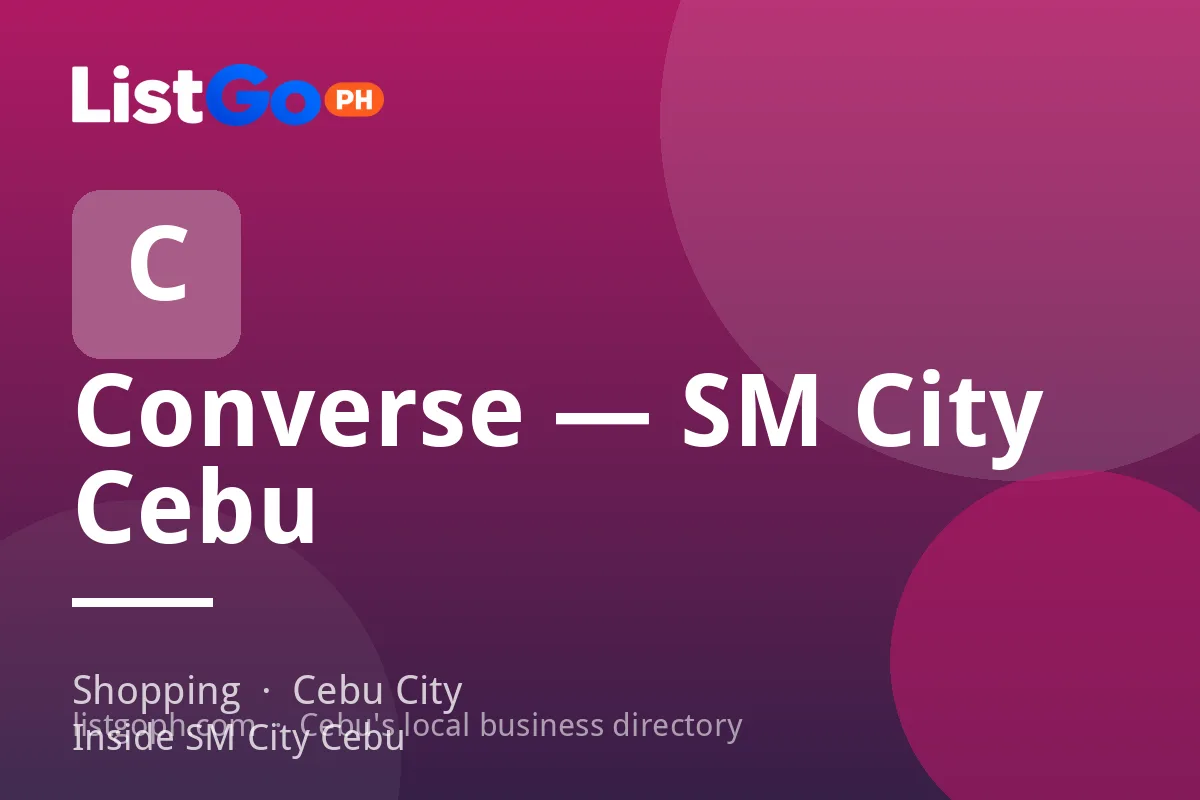 Converse — SM City Cebu