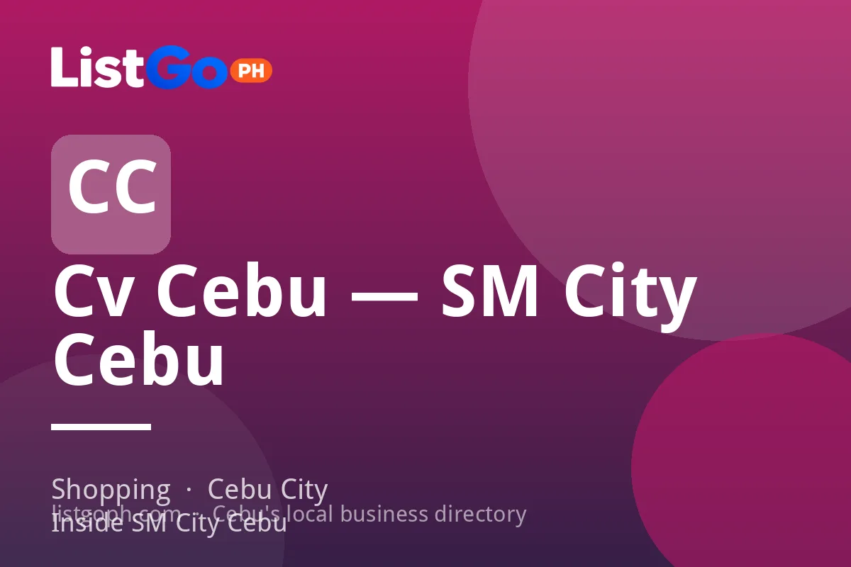 Cv Cebu — SM City Cebu