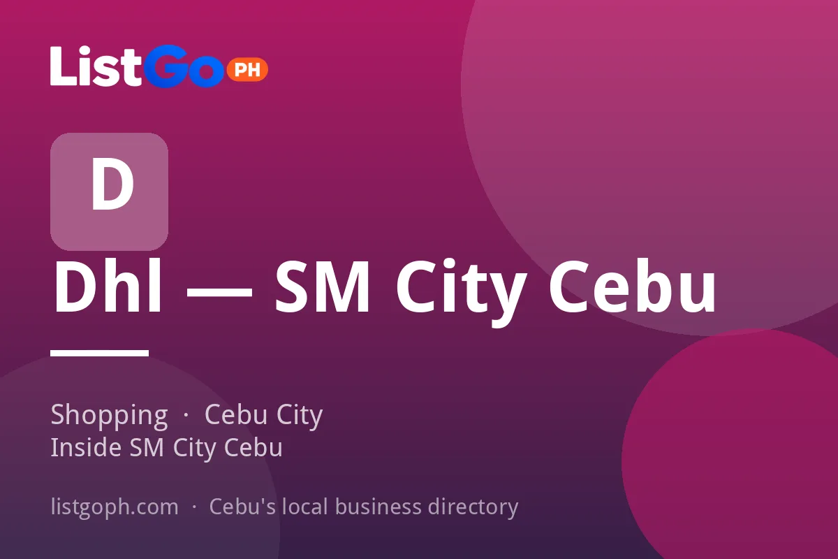 Dhl — SM City Cebu