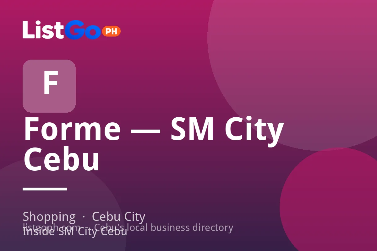 Forme — SM City Cebu