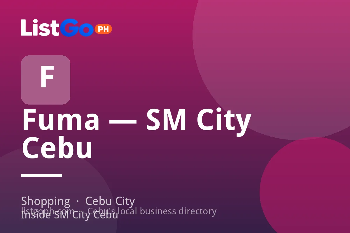 Fuma — SM City Cebu