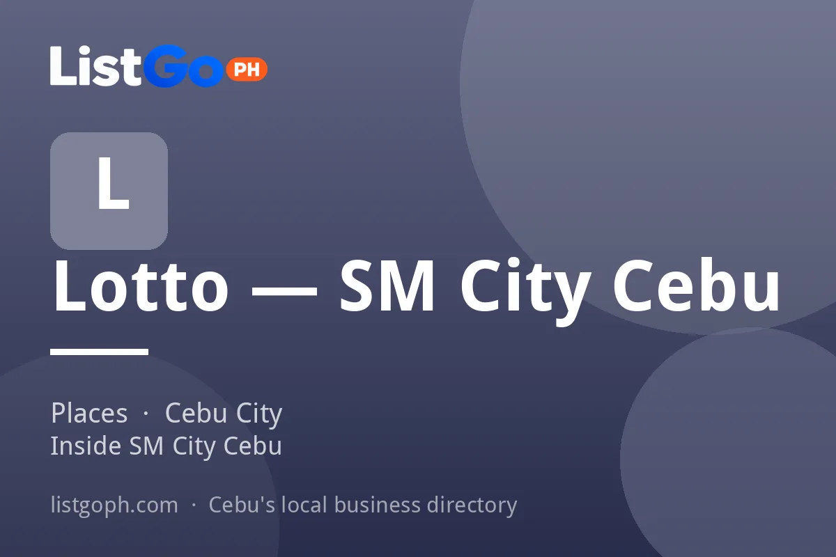 Lotto — SM City Cebu