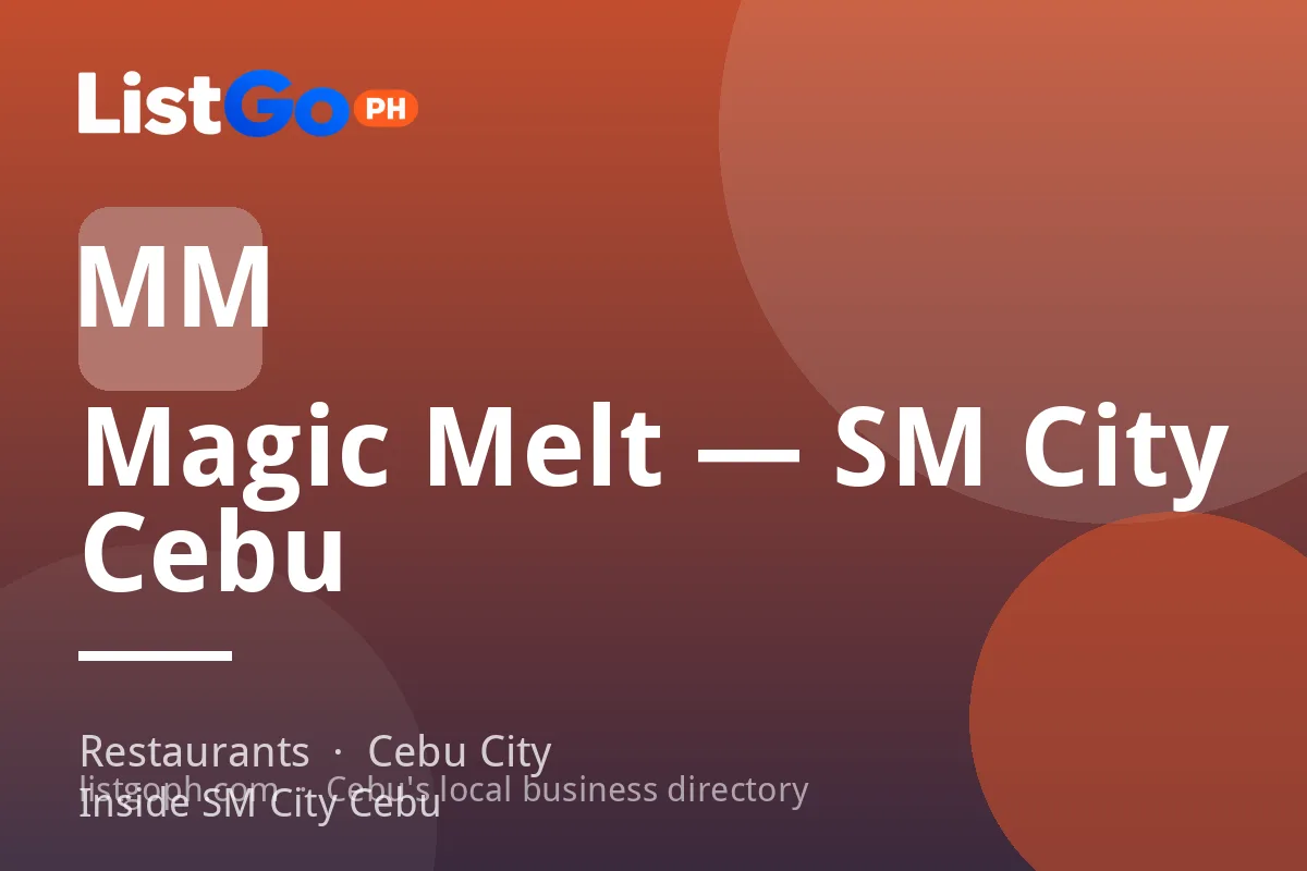 Magic Melt — SM City Cebu