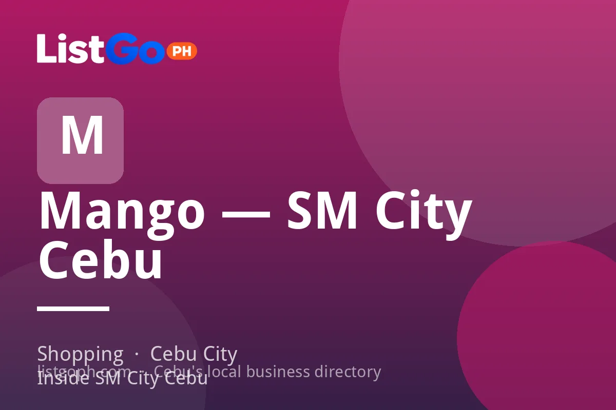 Mango — SM City Cebu