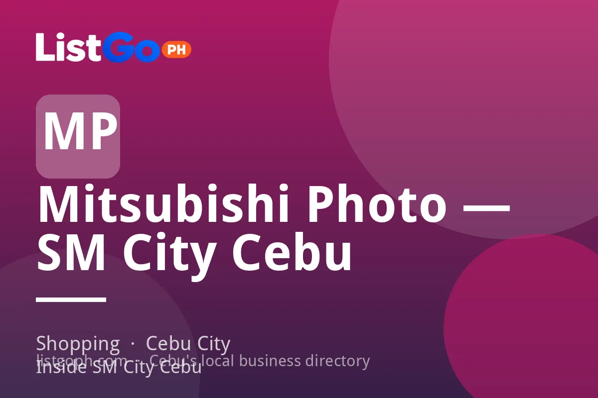 Mitsubishi Photo — SM City Cebu