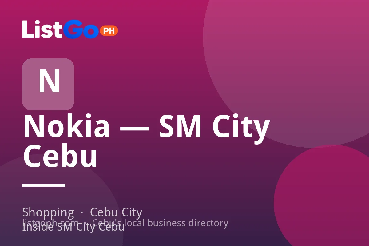 Nokia — SM City Cebu