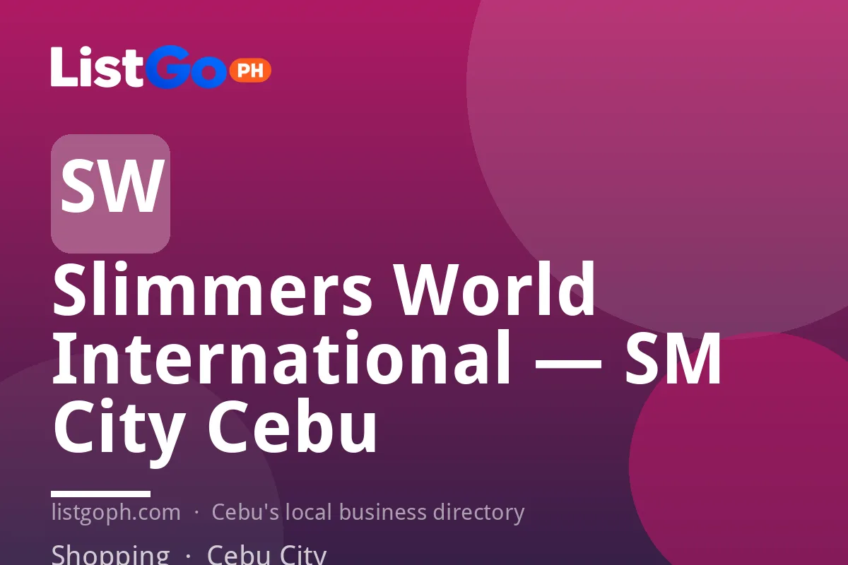 Slimmers World International — SM City Cebu