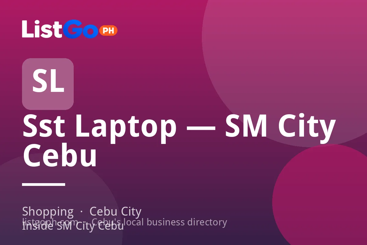 Sst Laptop — SM City Cebu