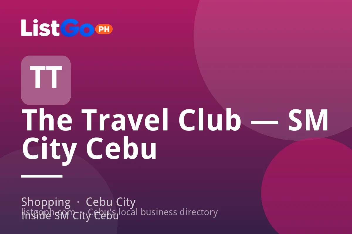 The Travel Club — SM City Cebu
