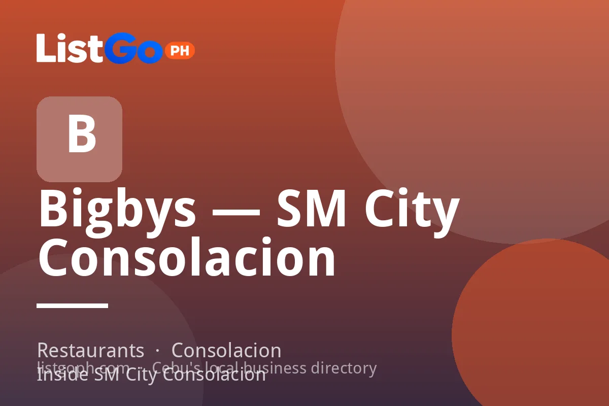 Bigbys — SM City Consolacion
