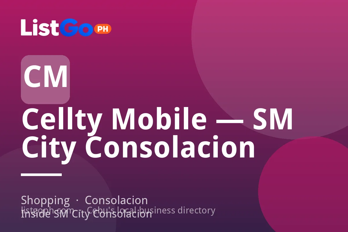 Cellty Mobile — SM City Consolacion