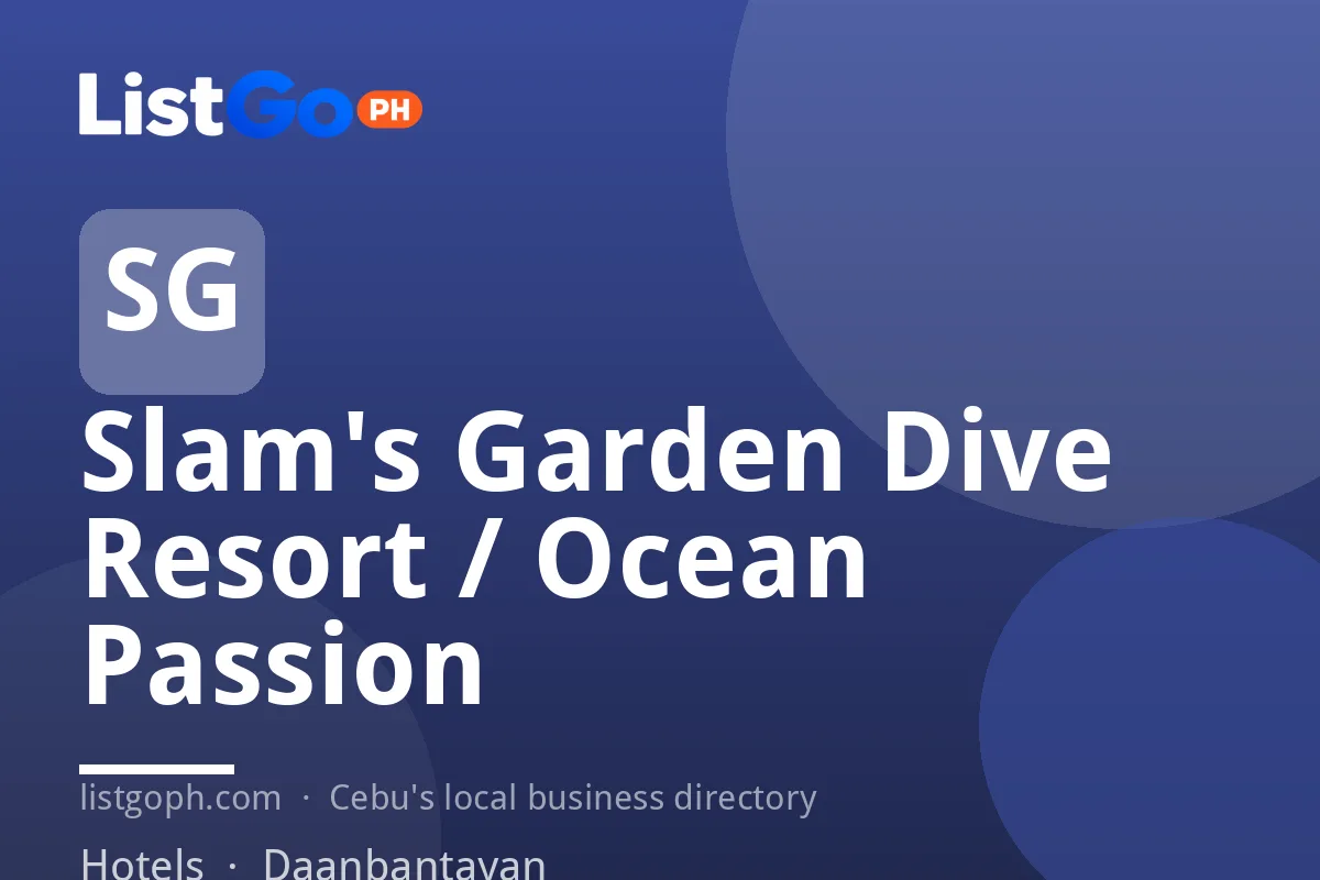 Slam's Garden Dive Resort / Ocean Passion