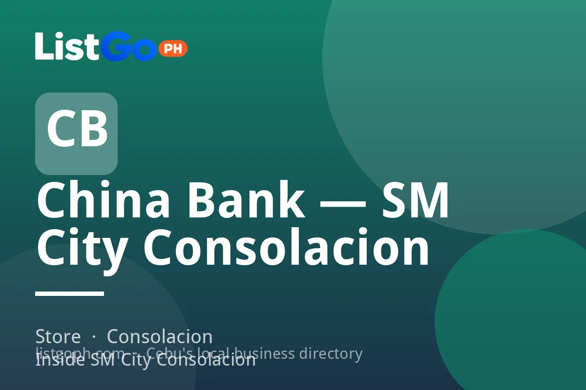 China Bank — SM City Consolacion