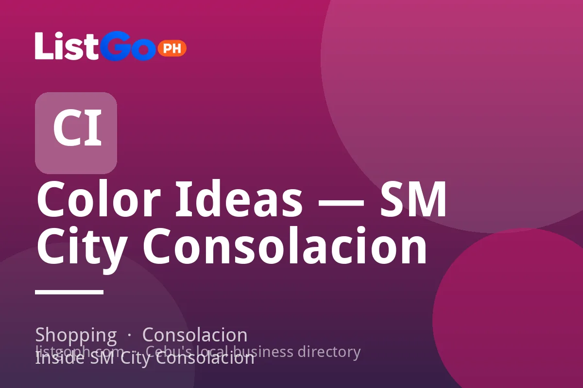Color Ideas — SM City Consolacion
