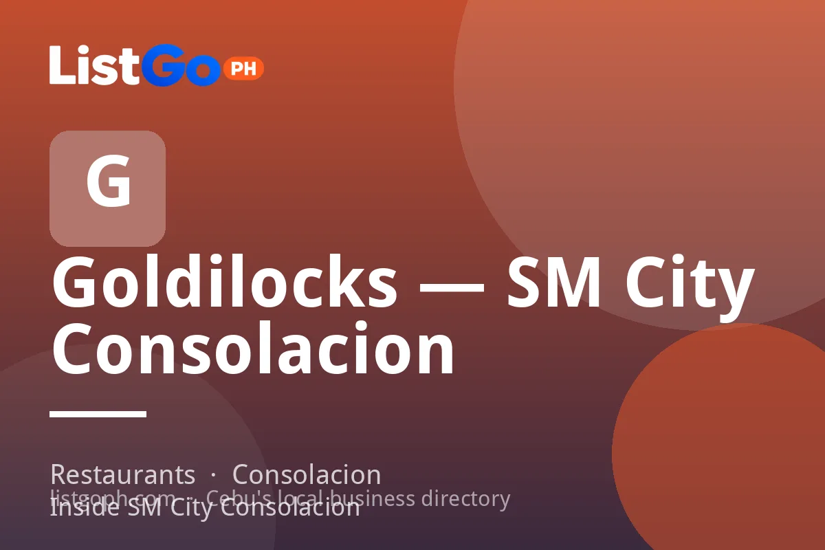 Goldilocks — SM City Consolacion