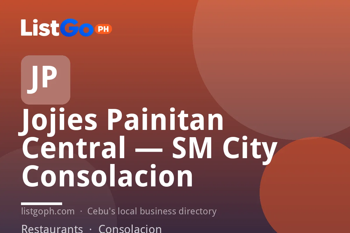 Jojies Painitan Central — SM City Consolacion