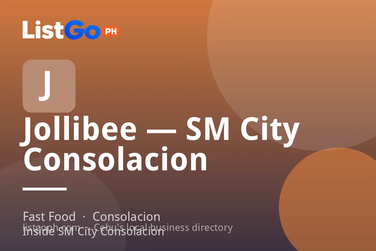 Jollibee — SM City Consolacion