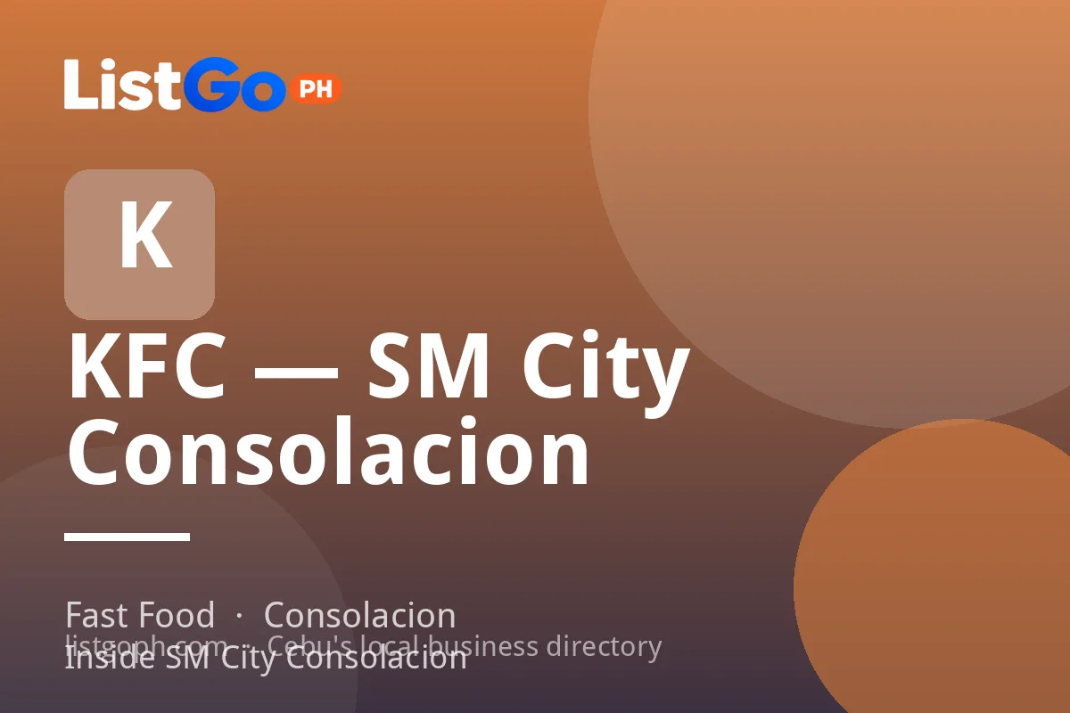 KFC — SM City Consolacion