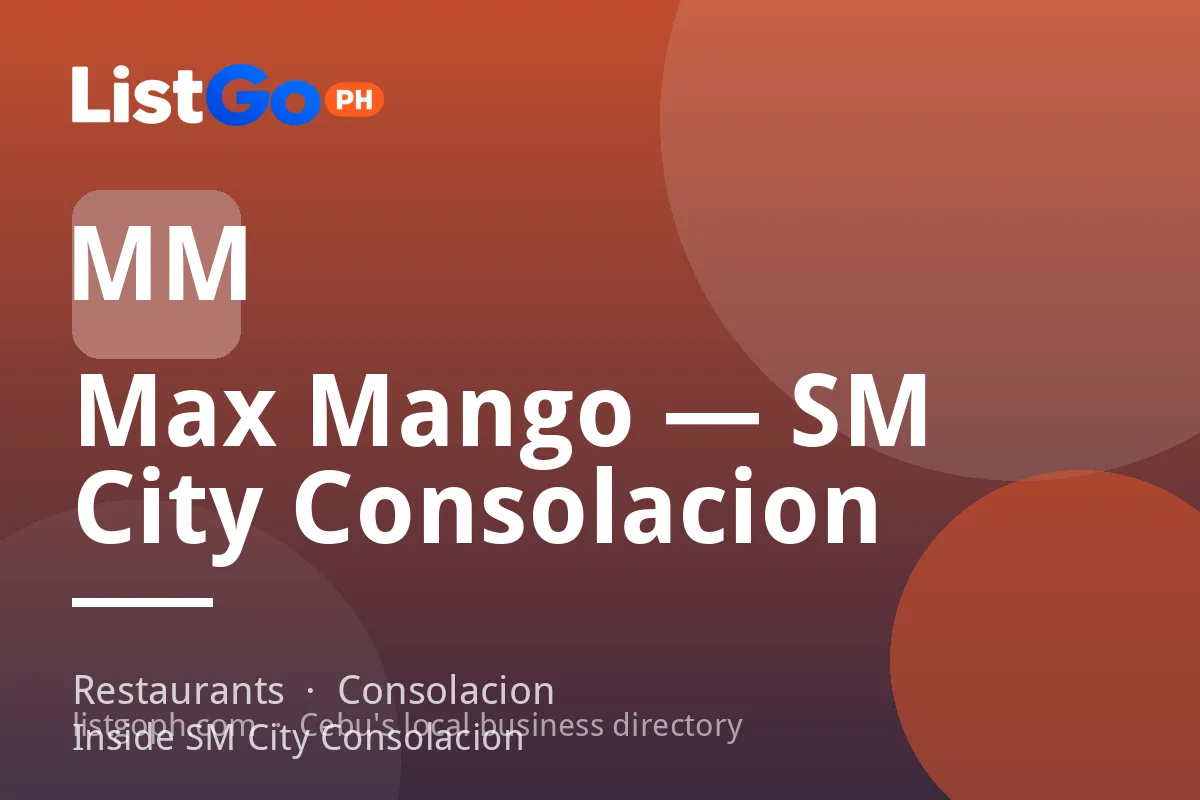 Max Mango — SM City Consolacion