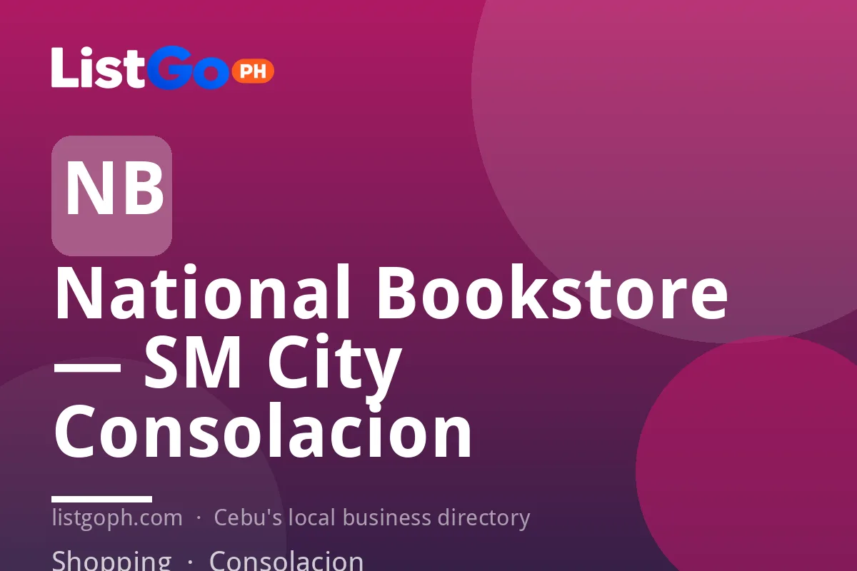 National Bookstore — SM City Consolacion