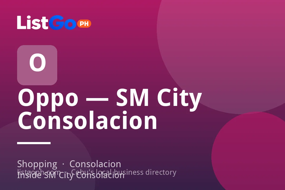 Oppo — SM City Consolacion