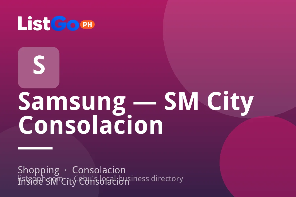 Samsung — SM City Consolacion