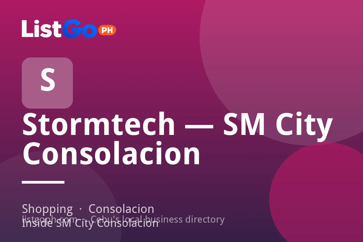 Stormtech — SM City Consolacion