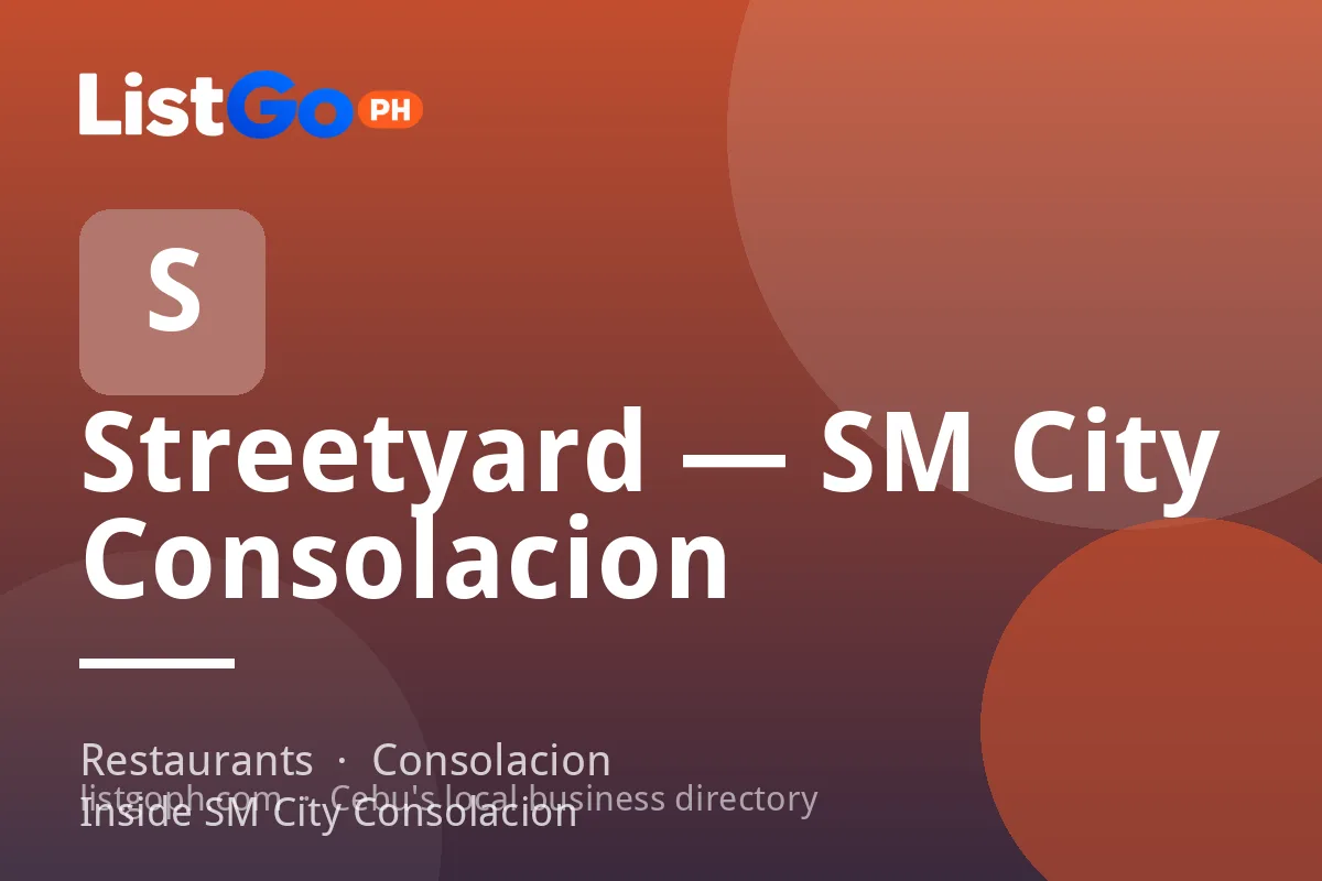 Streetyard — SM City Consolacion