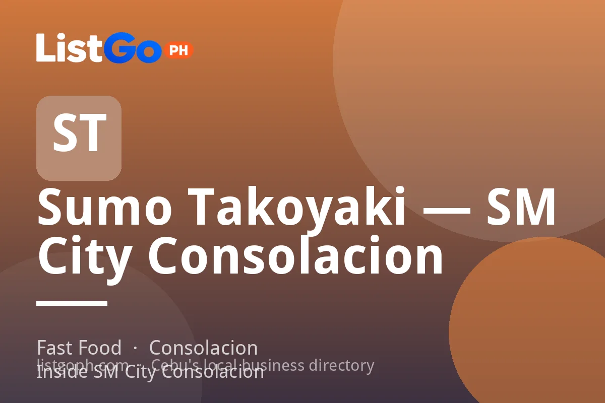 Sumo Takoyaki — SM City Consolacion