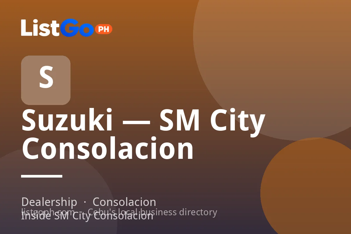 Suzuki — SM City Consolacion