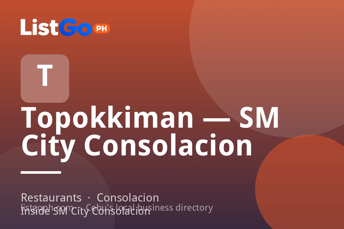 Topokkiman — SM City Consolacion