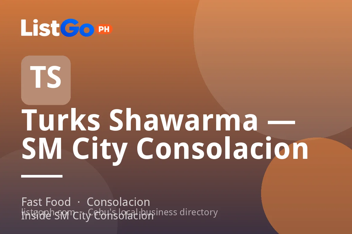 Turks Shawarma — SM City Consolacion