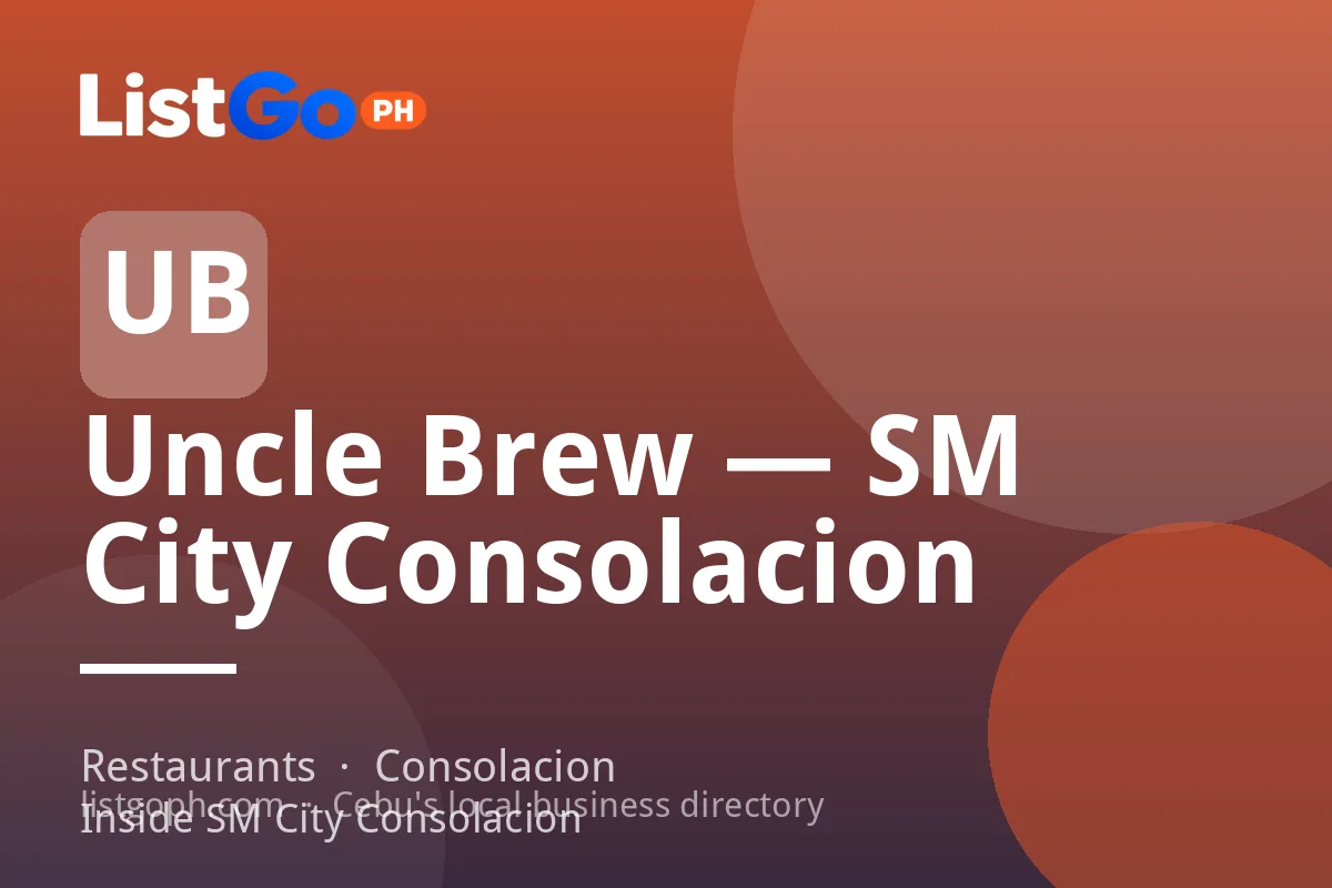 Uncle Brew — SM City Consolacion