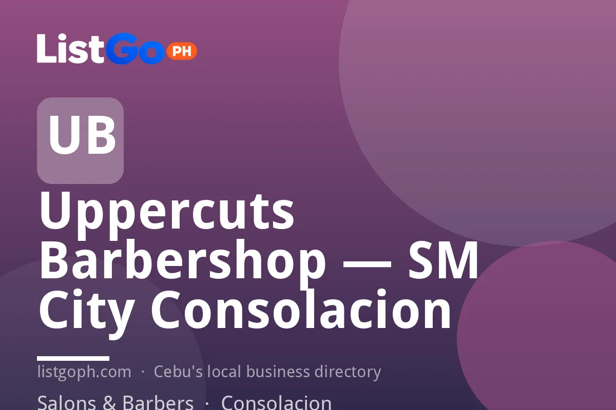 Uppercuts Barbershop — SM City Consolacion